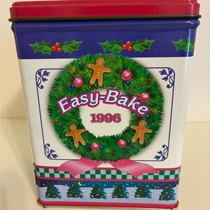 Easy-bake 1996 Christmas Holiday  Tin Gingerbread Man